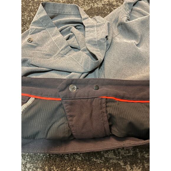 Lululemon Men’s The Union Short Gray Black 38W 8.5” Inseam Size 38 Excellent - Picture 7 of 10